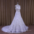 Видеть Сквозь V-Образным Вырезом-Line Свадебное Платье Стили 